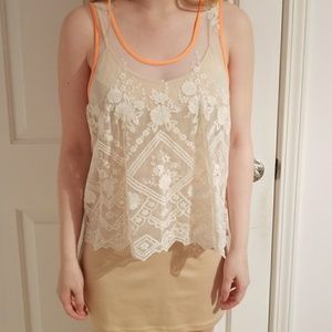 FINAL PRICE 🦄 Lace tank top